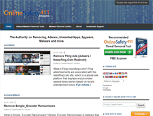 Tablet Screenshot of onlinesafety411.com